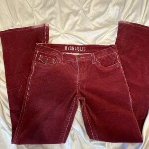 2000s Hydraulic corduroy flare pants